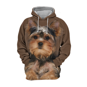 Unisex 3D Graphic Hoodies Animals Dogs Yorkshire Terrier Yorkie Quiet