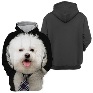 Unisex 3D Graphic Hoodies Animals Dogs Bichon Frise