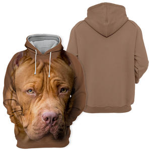 Unisex 3D Graphic Hoodies Animals Dogs American Pit Bull Terrier