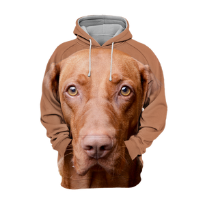 Unisex 3D Graphic Hoodies Animals Dogs Vizsla Hungarian