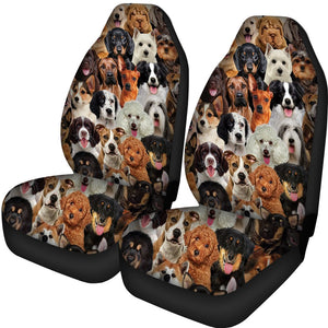 A Bunch Of Dogs 02 Car Seat Cover