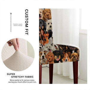 A Bunch Of Dogs 02 Chair Cover/Great Gift Idea For Dog Lovers