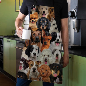 A Bunch Of Dogs 02 Apron/Great Gift Idea For Christmas