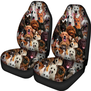 A Bunch Of Dogs01 Car Seat Cover