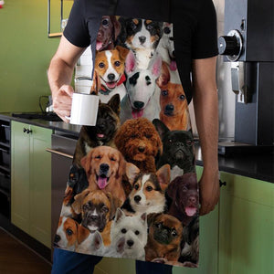 A Bunch Of Dogs Apron/Great Gift Idea For Christmas