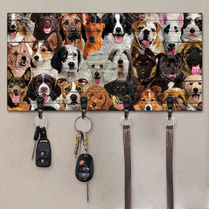 A Bunch Of Dogs Key Hanger