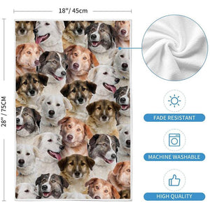 A Bunch Of Aidies Kitchen Towel