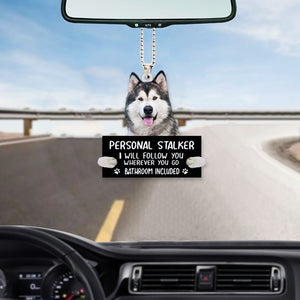 Alaskan Malamute Personal Stalker Car Hanging Ornament