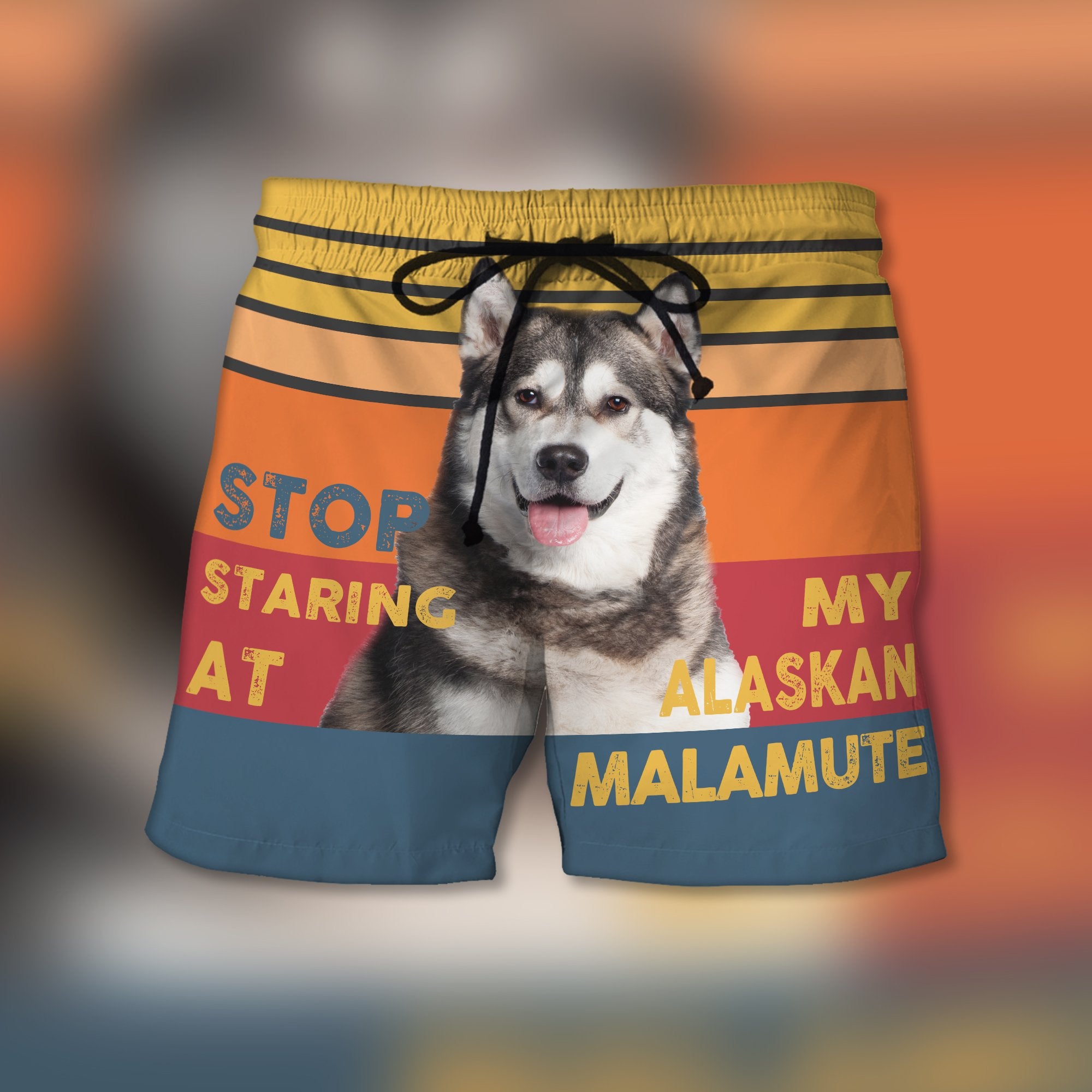 Stop Staring At My Alaskan Malamute - Custom Trunks