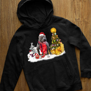 Unisex Merry Christmas American Bully Hoodie