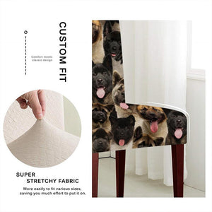 A Bunch Of American Akitas Chair Cover/Great Gift Idea For Dog Lovers
