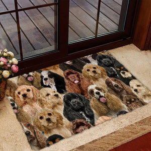 A Bunch Of Cocker Spaniels Doormat