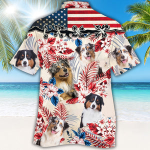 Australian Shepherd Hawaiian Shirt