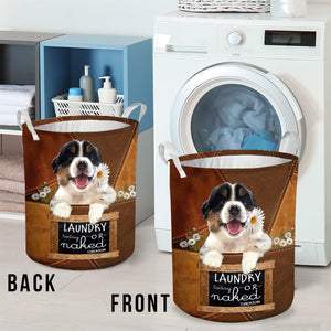 Australian Shepherd02 Laundry Today Or Naked Tomorrow Laundry Basket