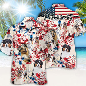 Australian Shepherd Hawaiian Shirt