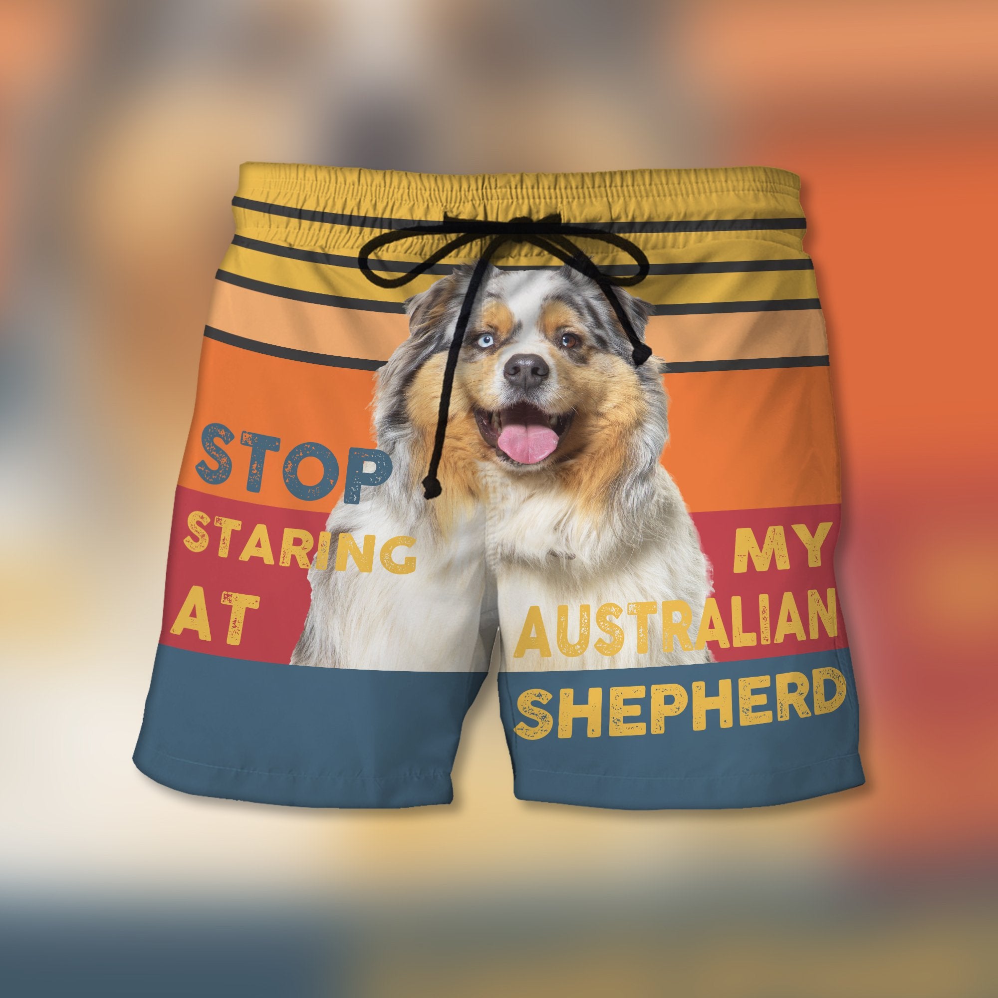 Stop Staring At My Australian Shepherd - Custom Trunks