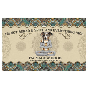 Wish A Mufuka Would-Australian Shepherd Doormat