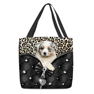 2022 New Release Australian Shepherd All Over Printed Tote Bag