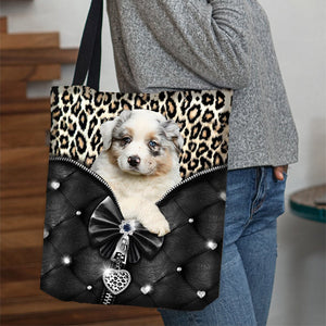2022 New Release Australian Shepherd All Over Printed Tote Bag
