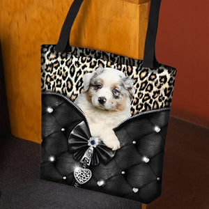 2022 New Release Australian Shepherd All Over Printed Tote Bag