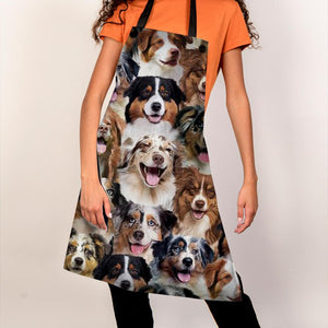 A Bunch Of Australian Shepherds Apron/Great Gift Idea For Christmas