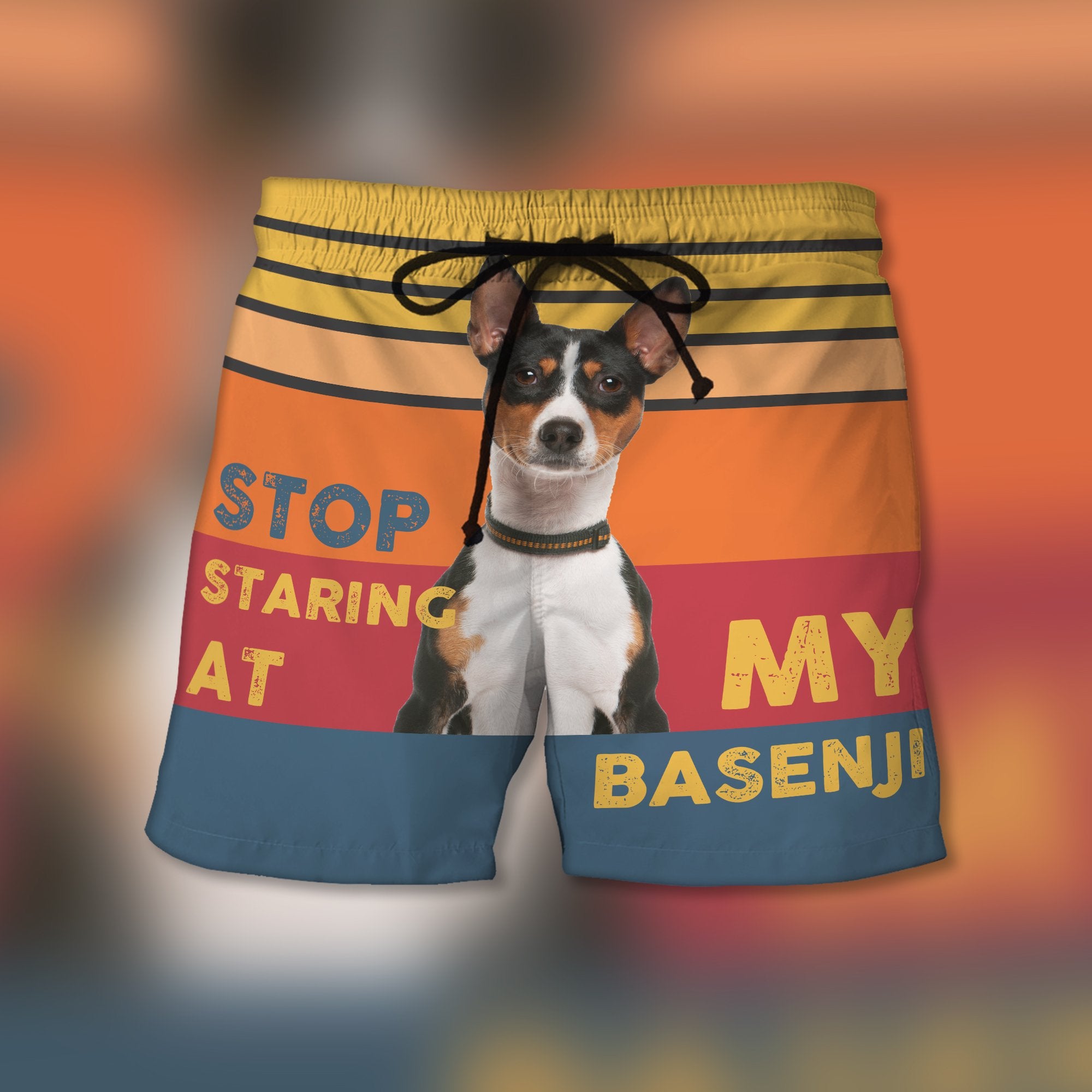 Stop Staring At My Basenji - Custom Trunks