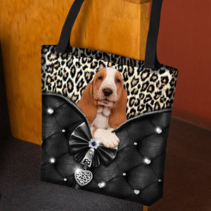 2022 New Release Basset Hound All Over Printed Tote Bag