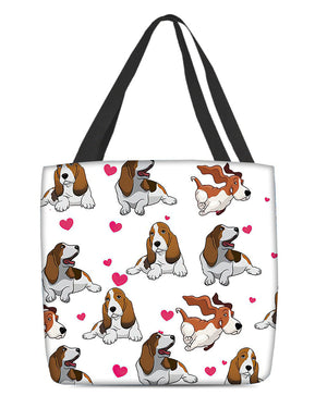 Cute Basset Hound2 Tote Bag