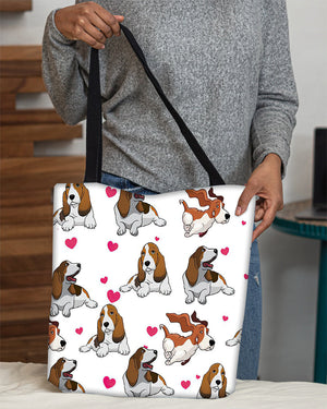 Cute Basset Hound2 Tote Bag