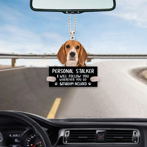 Beagle Personal Stalker Car Hanging Ornament