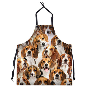 A Bunch Of Beagles Apron/Great Gift Idea For Christmas