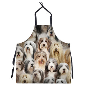 A Bunch Of Bearded Collies Apron/Great Gift Idea For Christmas