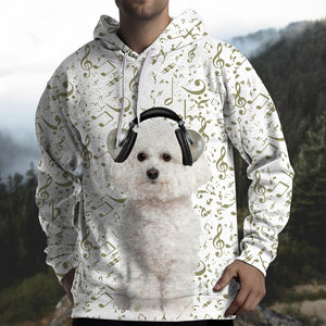 Great Music With Bichon Frise Unisex Hoodie