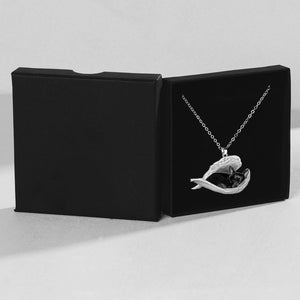 chihuahua Sleeping Angel Necklace