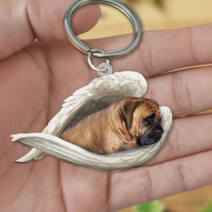 Boerboel1 Sleeping Angel Acrylic Keychain