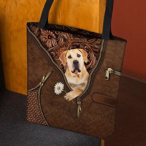 Boerboel Holding Daisy Tote Bag