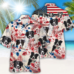 Border Collie Hawaiian Shirt