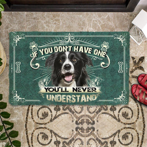Have One Border Collie Doormat