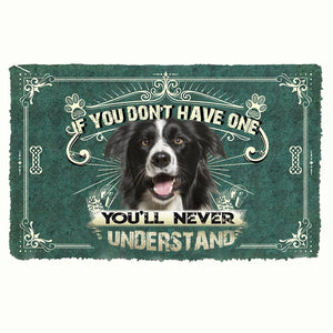 Have One Border Collie Doormat