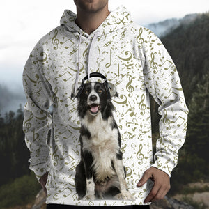 Great Music With Border Collie Unisex Hoodie