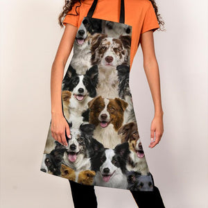 A Bunch Of Border Collies Apron/Great Gift Idea For Christmas