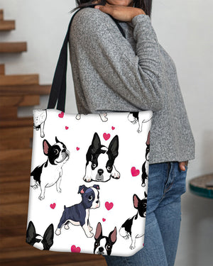Cute Boston Terrier Tote Bag