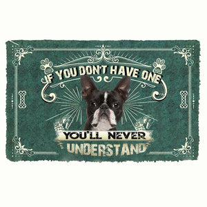 Have One Boston Terrier Doormat