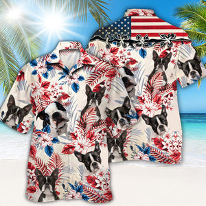 Boston terrier Hawaiian Shirt