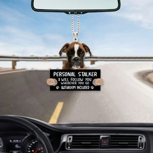 Boxer Personal Stalker Car Hanging Ornament