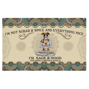 Wish A Mufuka Would-Boxer Doormat