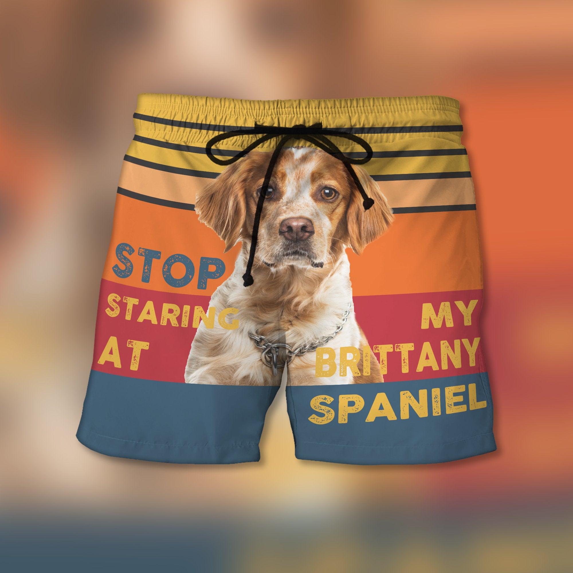 Stop Staring At My Brittany Spaniel - Custom Trunks