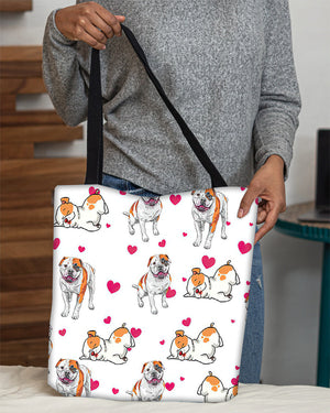 Cute Bulldog Tote Bag