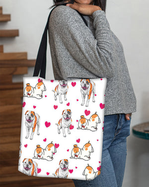 Cute Bulldog Tote Bag
