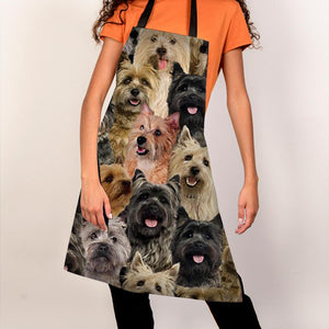 A Bunch Of Cairn Terriers Apron/Great Gift Idea For Christmas